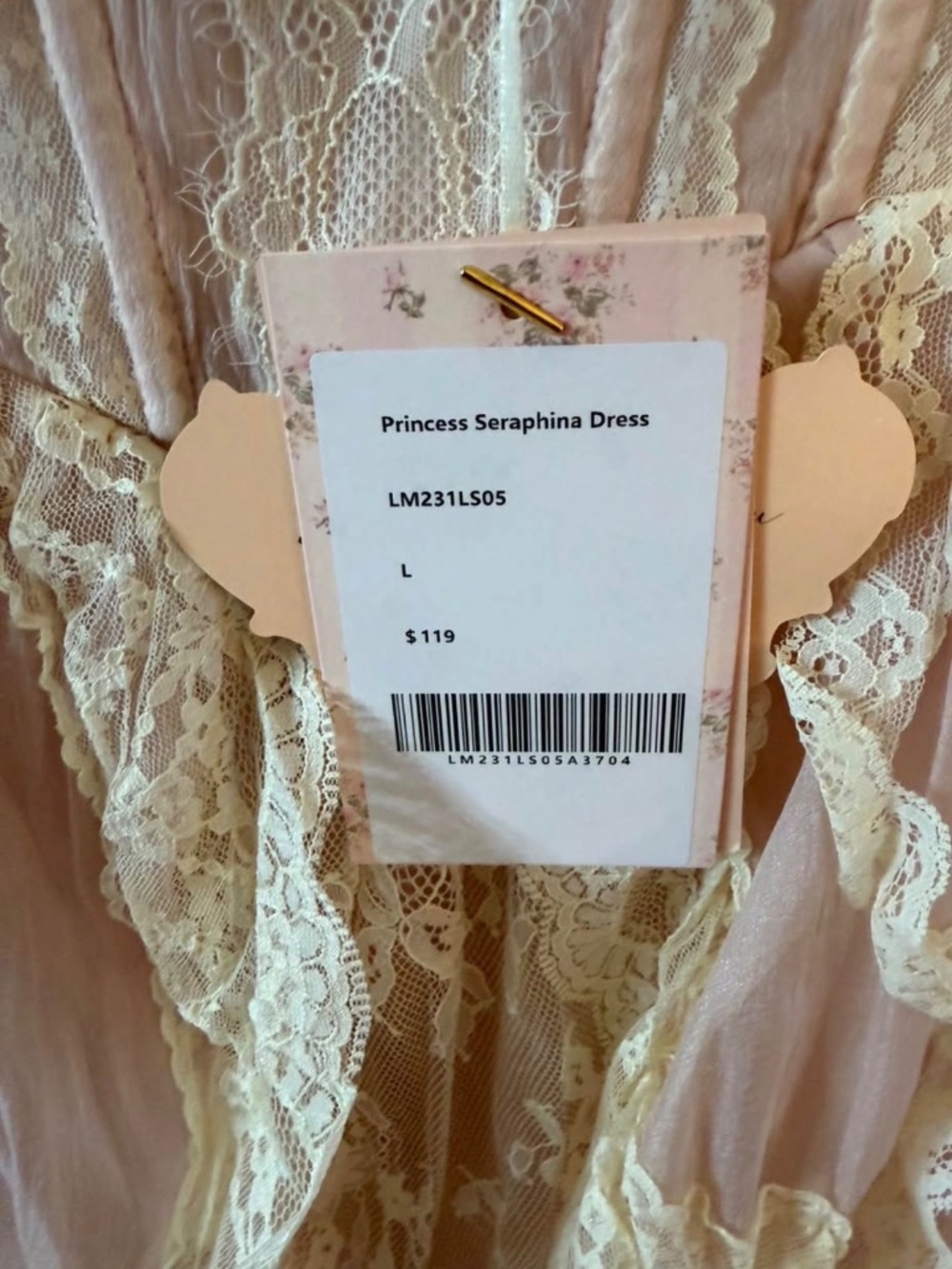 LaceMade corset dress Princess Seraphina Dress - Picture 6 of 6